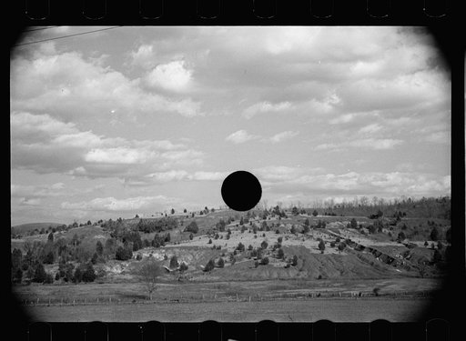 Untitled photo, possibly related to: Dairy barn and outside haystack, Chattanooga, Tennessee