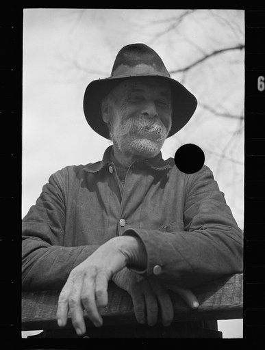 Untitled photo, possibly related to: Demonstrating unique homemade cider press invented by man living on Crabtree Recreational Demonstration Area, Raleigh, North Carolina