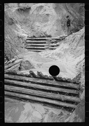Untitled photo, possibly related to: Erosion control on Natchez Trace Project near Lexington, Tennessee