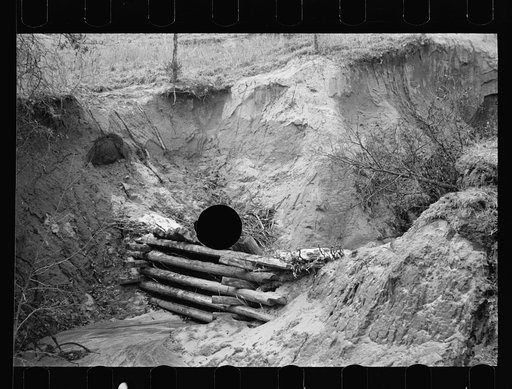 Untitled photo, possibly related to: Erosion control on Natchez Trace Project near Lexington, Tennessee