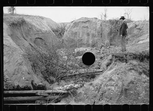 Untitled photo, possibly related to: Erosion control on Natchez Trace Project near Lexington, Tennessee