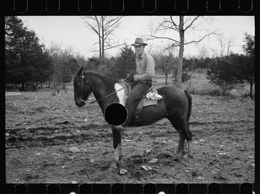 Untitled photo, possibly related to: Splitting shingles at Wilson Forest Project near Lebanon, Tennessee