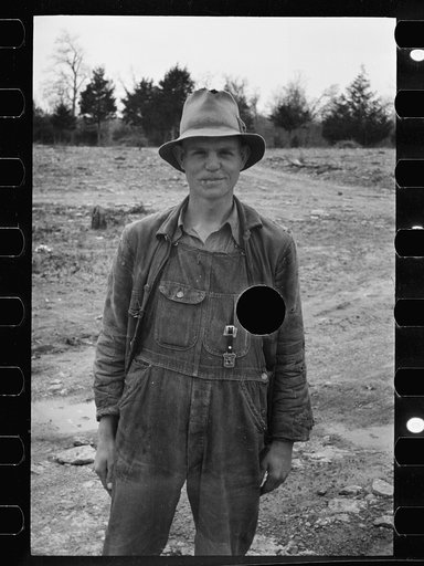 Untitled photo, possibly related to: Splitting shingles at Wilson Forest Project near Lebanon, Tennessee
