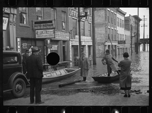Untitled photo, possibly related to: Ohio River in flood, Louisville, Kentucky