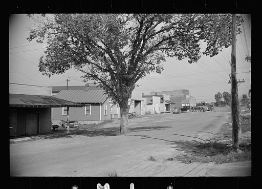 Robbs, Illinois, the one man town, and near which Resettlement Administration has a project