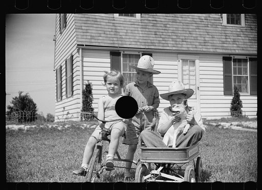 Untitled photo, possibly related to: Among first homesteaders at Decatur Homesteads, Decatur, Indiana