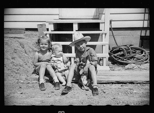 Untitled photo, possibly related to: Among first homesteaders at Decatur Homesteads, Decatur, Indiana