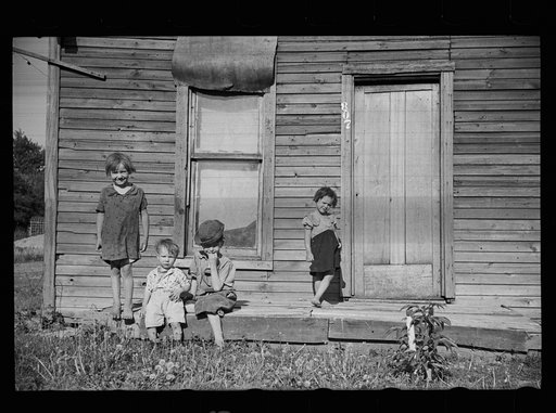 Housing in area from which many Decatur homesteaders are taken, near Decatur Homesteads, Decatur, Indiana