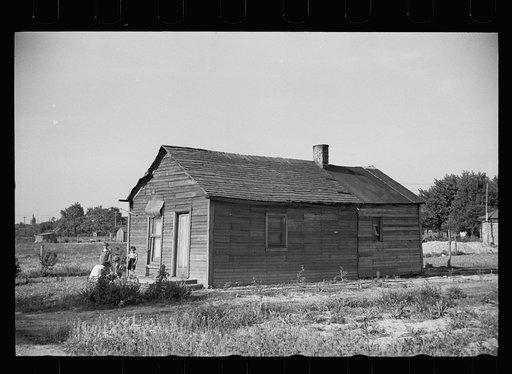 Housing in area from which many Decatur homesteaders are taken, near Decatur Homesteads, Decatur, Indiana