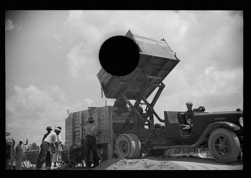 Untitled photo, possibly related to: Construction at Greenbelt, Maryland