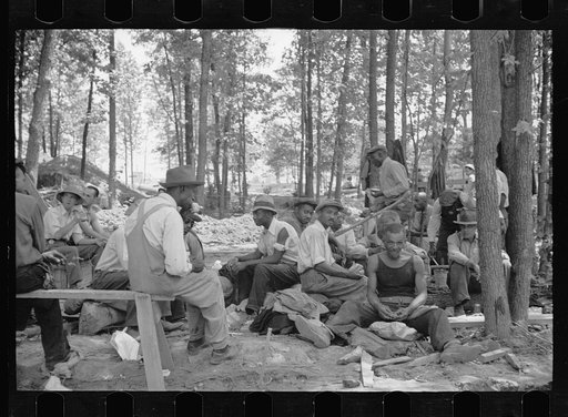Lunchtime for the workers at Greenbelt, Maryland
