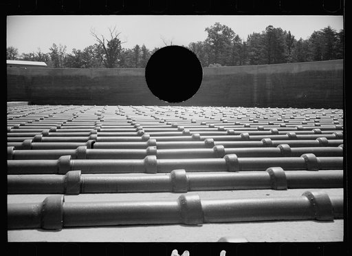 Untitled photo, possibly related to: Tile sewer pipe to be used at Greenbelt, Maryland