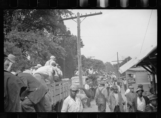 Untitled photo, possibly related to: Laborers at Greenbelt, Maryland