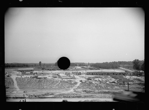 Untitled photo, possibly related to: Men coming to work at Greenbelt, Maryland
