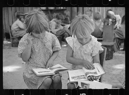 Untitled photo, possibly related to: School scene at Skyline Farms, near Scottsboro, Alabama