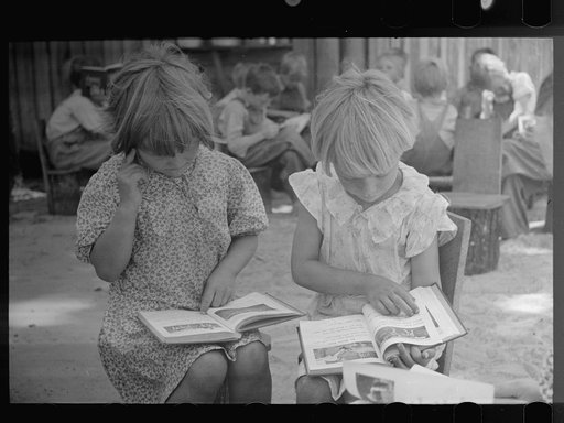 Untitled photo, possibly related to: School scene at Skyline Farms, near Scottsboro, Alabama