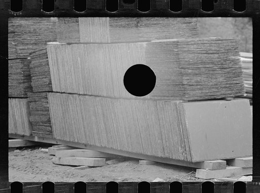 Untitled photo, possibly related to: Slate for roofing, Greenbelt, Maryland