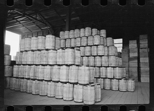 Untitled photo, possibly related to: Nails stored for use at Greenbelt, Maryland