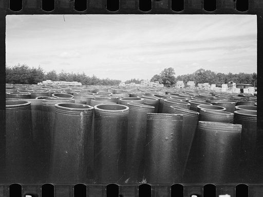 Tile pipe, Greenbelt, Maryland