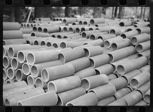 Tile pipe, Greenbelt, Maryland