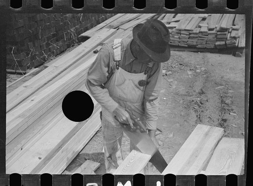 Untitled photo, possibly related to: Workmen at Greenbelt, Maryland