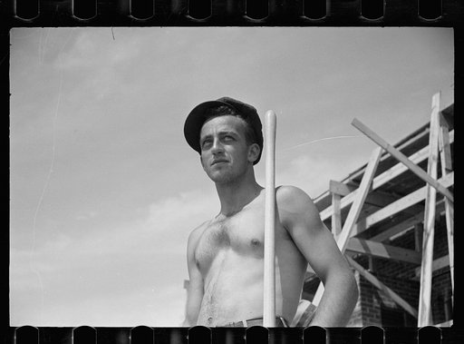 Untitled photo, possibly related to: Carpenter at Greenbelt, Maryland