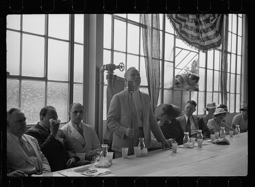 Opening of garment factory, Hightstown, New Jersey
