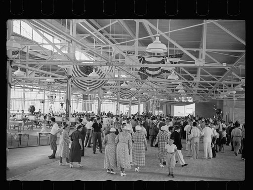 Untitled photo, possibly related to: Opening of garment factory, Hightstown, N.J.