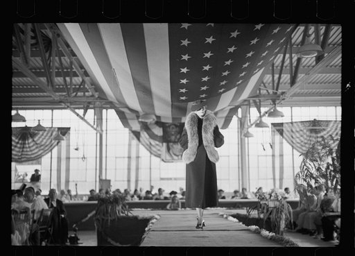 Untitled photo, possibly related to: Style show of the opening of garment factory, Hightstown, New Jersey