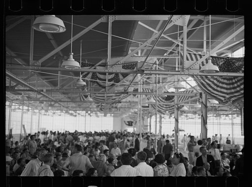 Untitled photo, possibly related to: Opening of garment factory, Hightstown, New Jersey