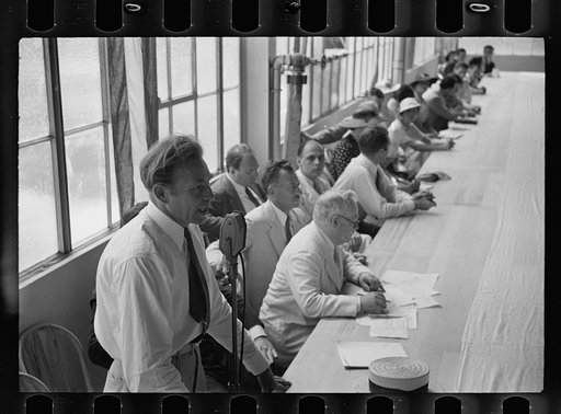 Untitled photo, possibly related to: Opening of garment factory, Hightstown, New Jersey