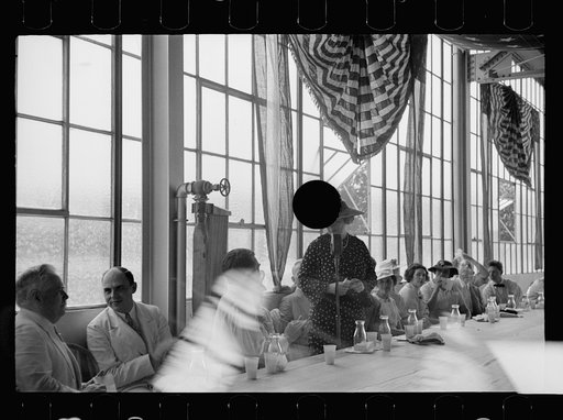 Untitled photo, possibly related to: Opening of garment factory, Hightstown, New Jersey