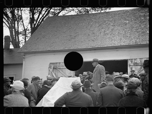 Untitled photo, possibly related to: Auction near Hyde Park Village, Vermont