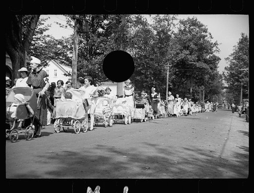 Untitled photo, possibly related to: Start of the three-legged race. Fair at Albany, Vermont