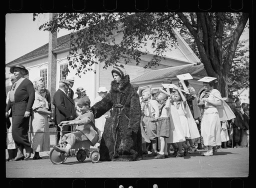 Untitled photo, possibly related to: Parade at the fair, Albany, Vermont