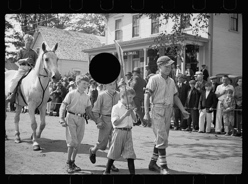Untitled photo, possibly related to: Parade at the fair, Albany, Vermont