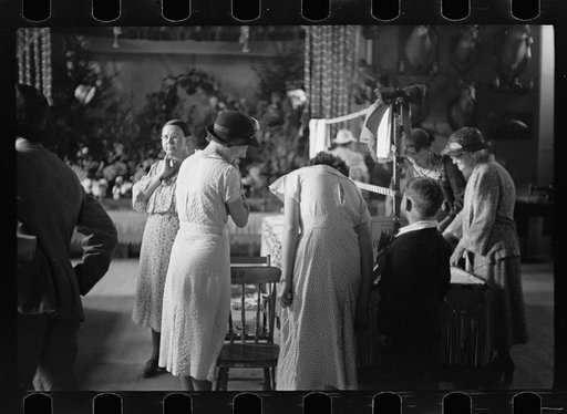 Untitled photo, possibly related to: Parade at the fair, Albany, Vermont