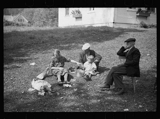 Untitled photo, possibly related to: Parade at the fair, Albany, Vermont