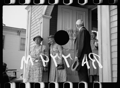 Untitled photo, possibly related to: Community hall at the fair, Albany, Vermont