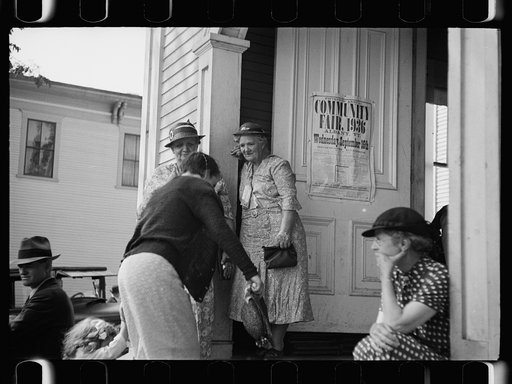 Community hall at the fair, Albany, Vermont