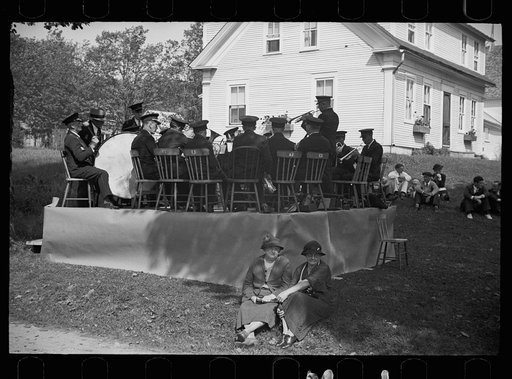 Untitled photo, possibly related to: Parade at the fair, Albany, Vermont