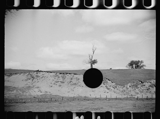 Untitled photo, possibly related to: Erosion near Lowell, Vermont