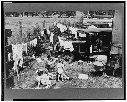 Farm families come prepared to live at the fair, Morrisville, Vermont