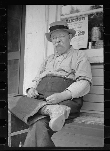 Untitled photo, possibly related to: Mr. Forrest Carpenter, a handyman, Eden Mills, Vermont