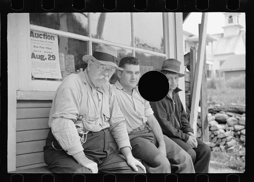 Untitled photo, possibly related to: Mr. Forrest Carpenter, a handyman, Eden Mills, Vermont