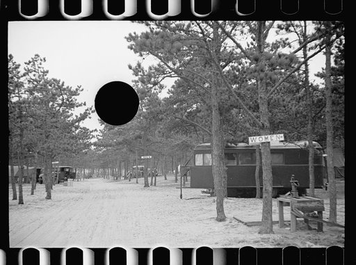Untitled photo, possibly related to: Scenes at the auto trailer camp, Dennis Port, Massachusetts
