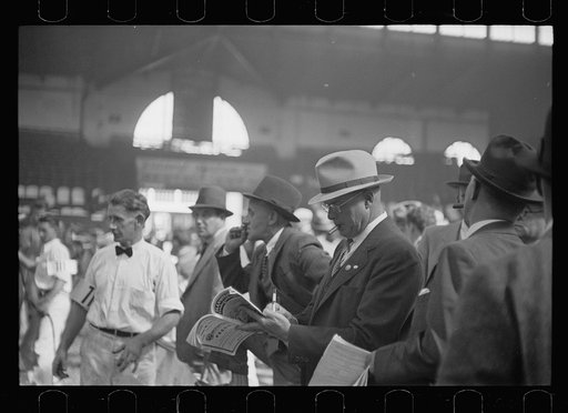 Cattle experts at the stock show, Eastern States Fair, Springfield, Massachusetts