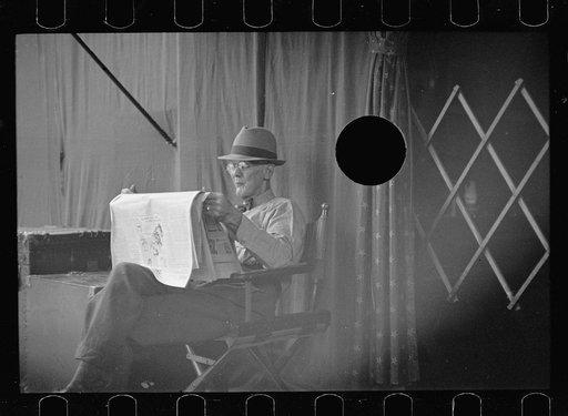 Untitled photo, possibly related to: Stable man at the Eastern States Fair, Springfield, Massachusetts