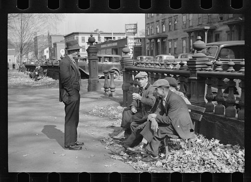 Public park scene, Manchester, New Hampshire