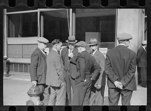 Street corner scene, Manchester, New Hampshire